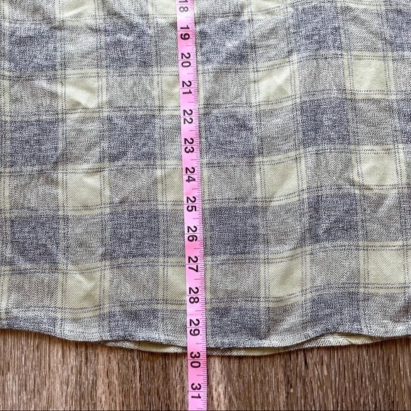 Caffe Marrakesh Jasper Plaid Popover Blouse - Picture 12 of 12